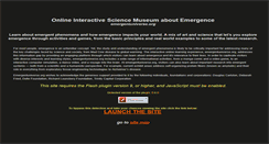 Desktop Screenshot of emergentuniverse.org